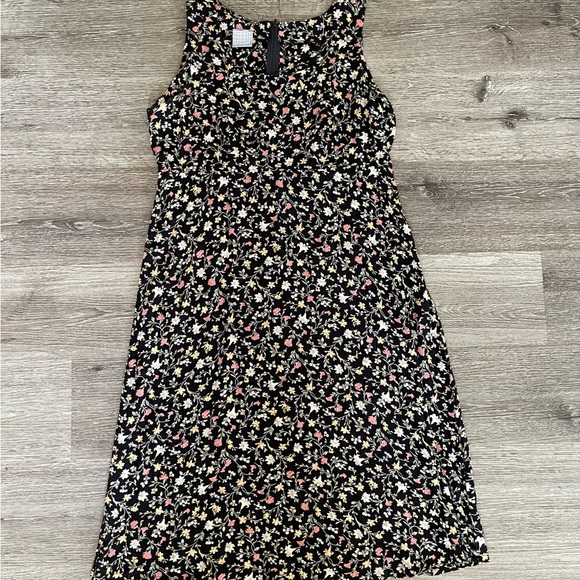 Rabbit Rabbit Rabbit Floral Black Dress - Picture 1 of 4